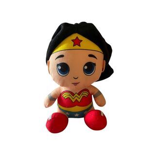 DC Comics Justice League Wonder Woman Sitting Big Head Plush Toy 10"